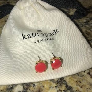 Pink/red Kate Spade earrings
